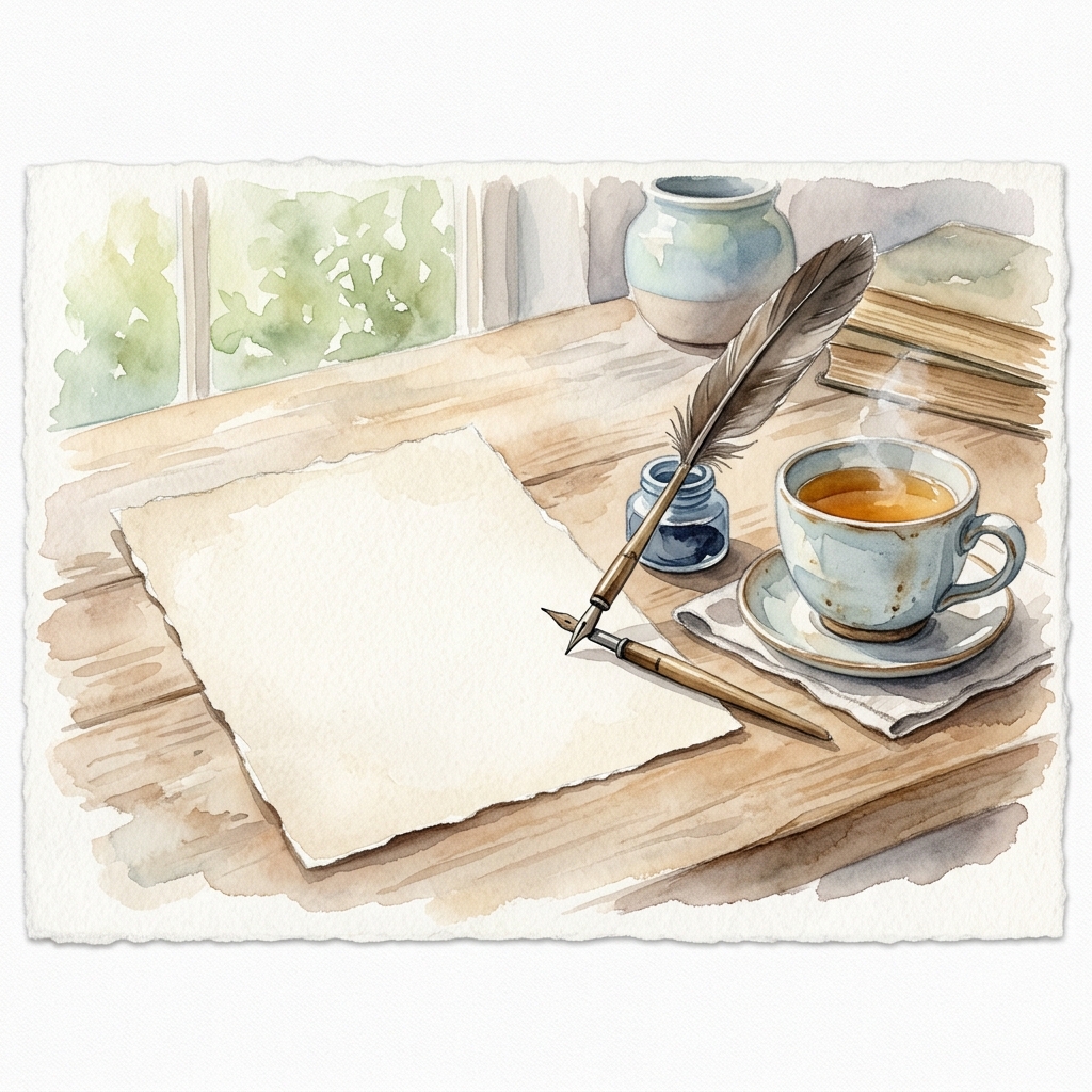 Bureau aquarelle